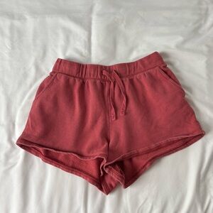 Old Navy Women's Athletic Shorts in Red